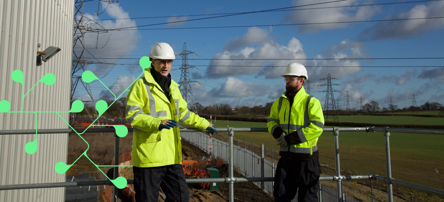 hi-vis jacket Yova men on site
